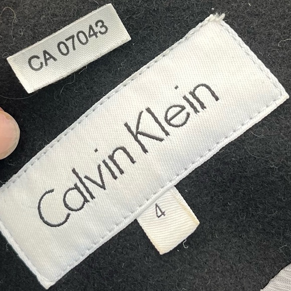 Calvin Klein Trench Coat with Belt - Picture 3 of 5